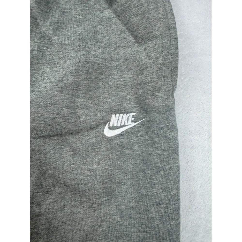 Nike Mens Sportswear Club Fleece Sweatpants Gray XL Straight Leg Joggers